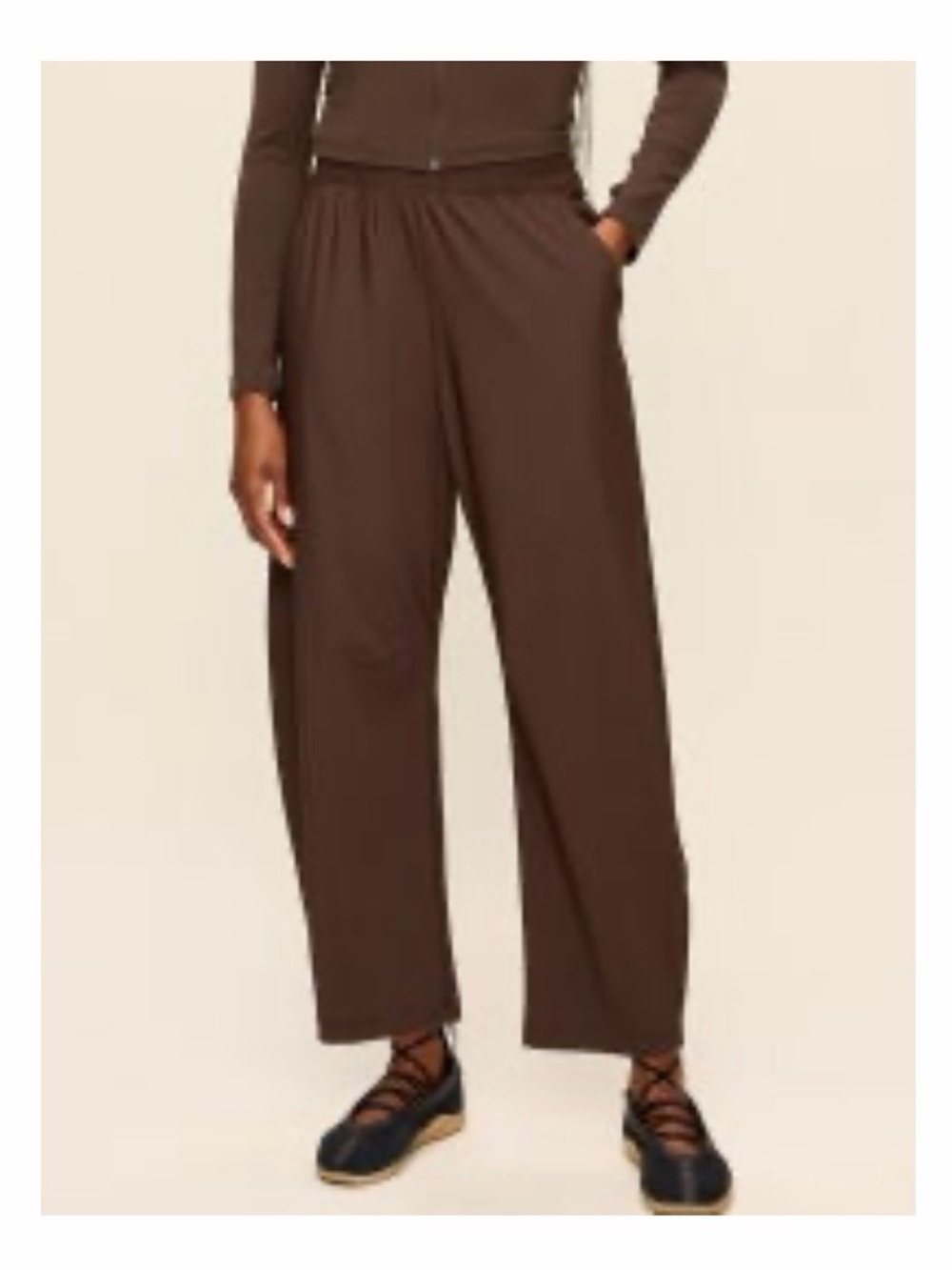 Old Navy High-Waisted SleekTech Barrel Ankle Pants – Coffee Brown XL Petite
